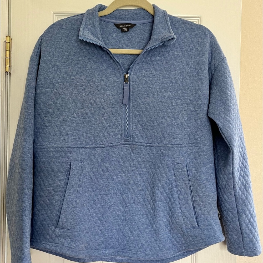 Eddie Bauer Women’s Quilted Half Zip Pullover Jacket